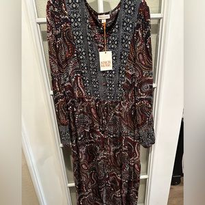 Knox Rose long button down maxi, size XXL. Brand new.